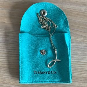 Tiffany Elsa Peretti “J” Alphabet Letter Pendant